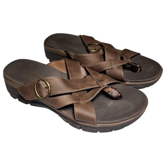 Skechers Easy Going Sundown Sandals Womens Size 11 Vegan Bohemian Boho - Picture 1 of 6